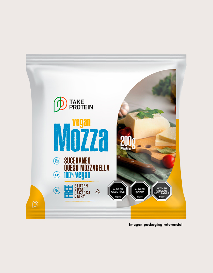 Mozza Vegan Laminado 200 Gr